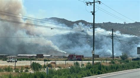 Containment grows for Ramona Fire in Riverside County